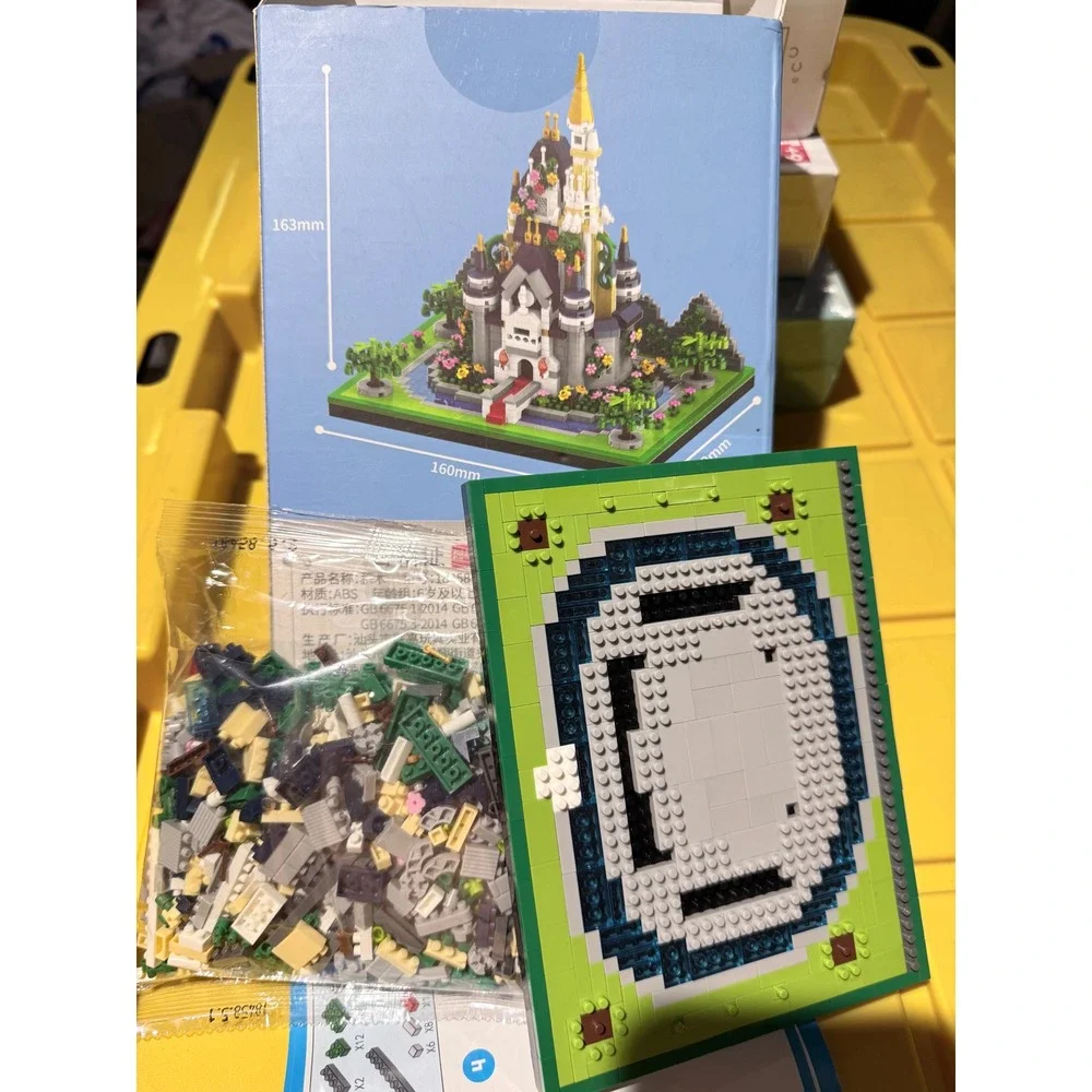 Balody 18458 Diamond Building Blocks Fairytale Castle 1165pcs Micro Blocks Set
